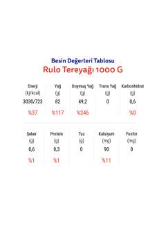 Otat Rulo Tereyağı 1000G x2