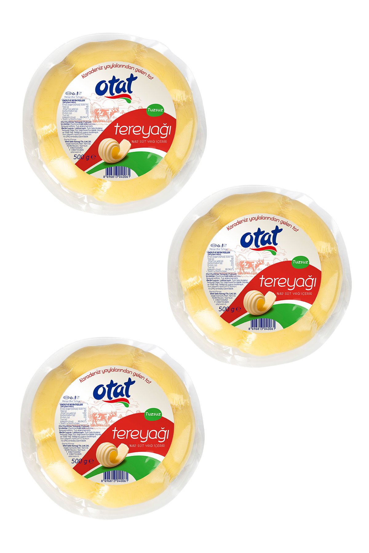 Otat Köy Tipi Tereyağı 500 G * 3