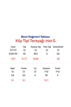 Otat Köy Tipi Tereyağı 700G x 3