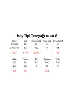 OTAT KÖY TİPİ TEREYAĞI 1000G x2