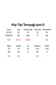 500 G OTAT KÖY TİPİ TEREYAĞI X 4